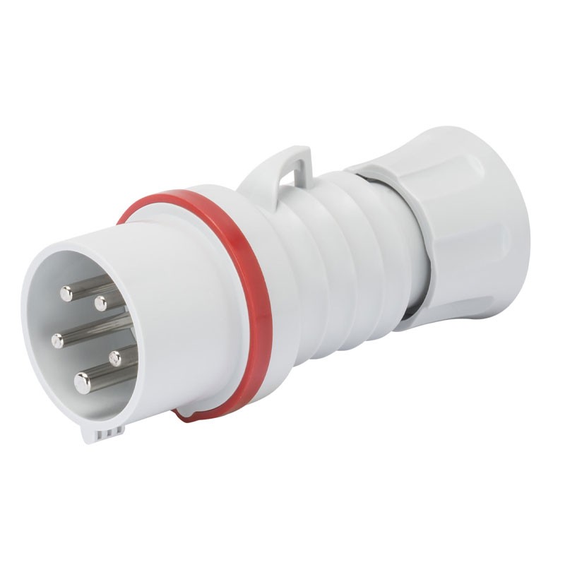 Spina mobile Gewiss 3P+N+T 32A IP44 rossa 380V GW60020H Spina mobile Gewiss 3P+N+T 32A IP44 rossa 380V GW60020H